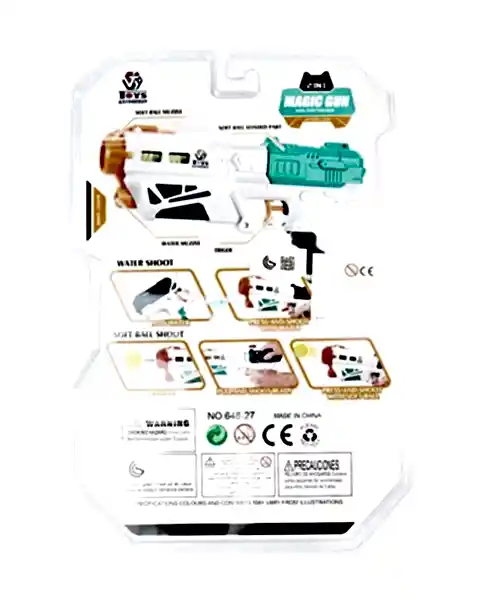 2'si 1 Arada Top Atan Su Tabancası