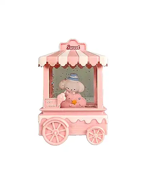 Dondurma Arabalı Kar Küresi