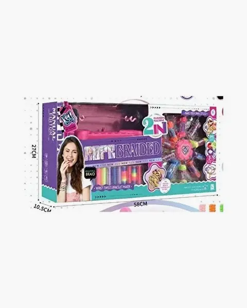 2'si 1 Arada Bileklik Örme ve Takı Yapma Makinesi Seti