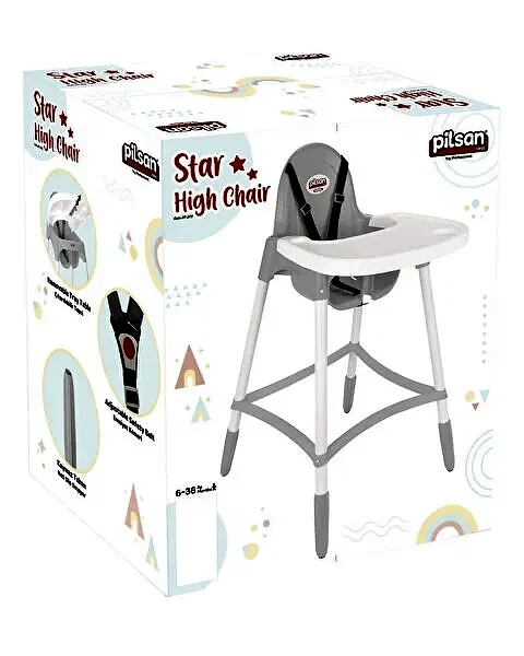 Pilsan Star Mama Sandalyesi Pembe