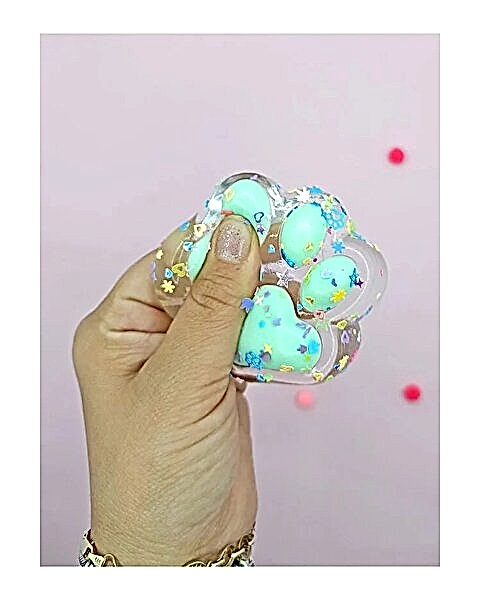 Işıklı Şeffaf Pati Squishy