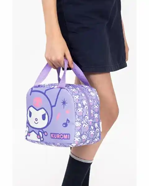 Kuromi Desenli Termal Beslenme Çantası Lila