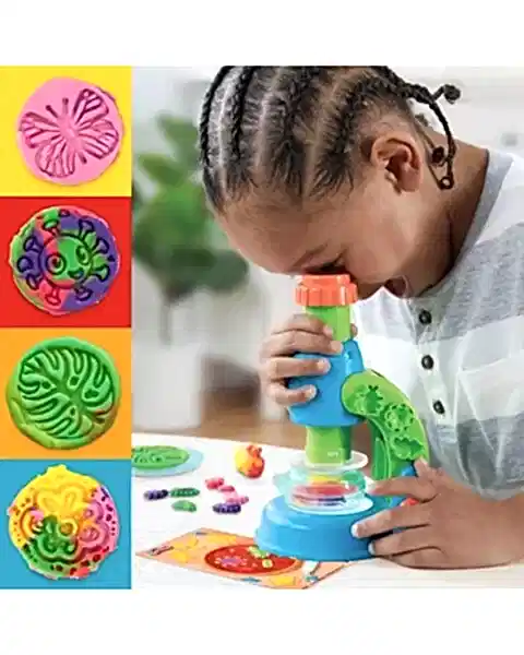 Play Doh Işıklı Mikroskop Oyun Seti