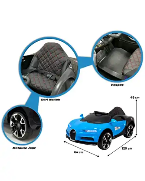 Bravo Gt 12 Volt Akülü Araba Mavi̇