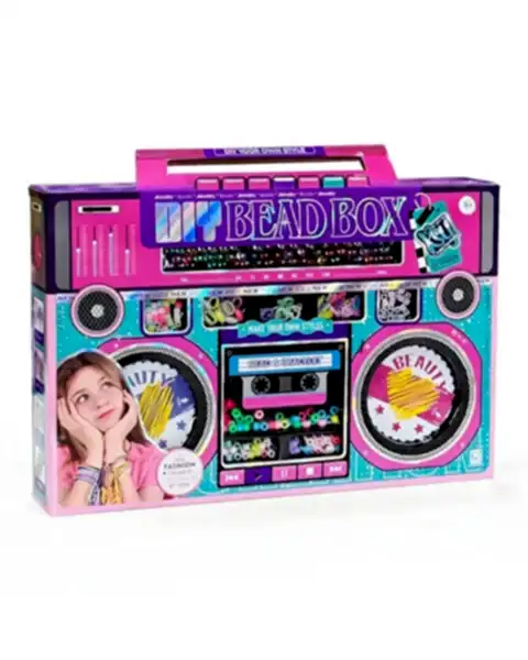 Renkli Boncuk ve İp Saç Bileklik Örgü Seti