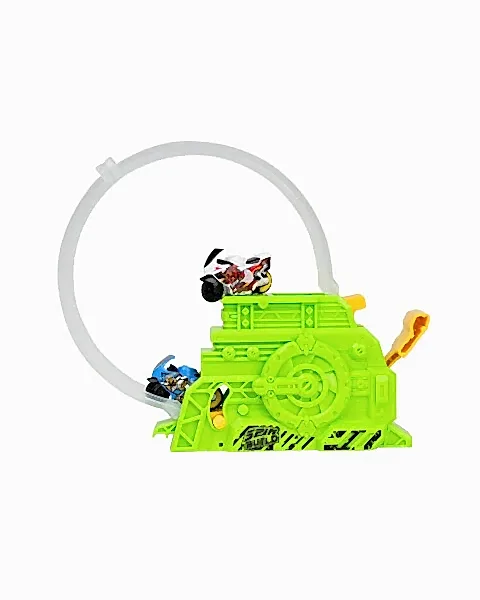 Spin N Build Motosiklet ve Fırlatıcı Seti