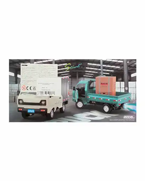 Şarjlı Kumandalı Duman Atan Kamyonet Beyaz