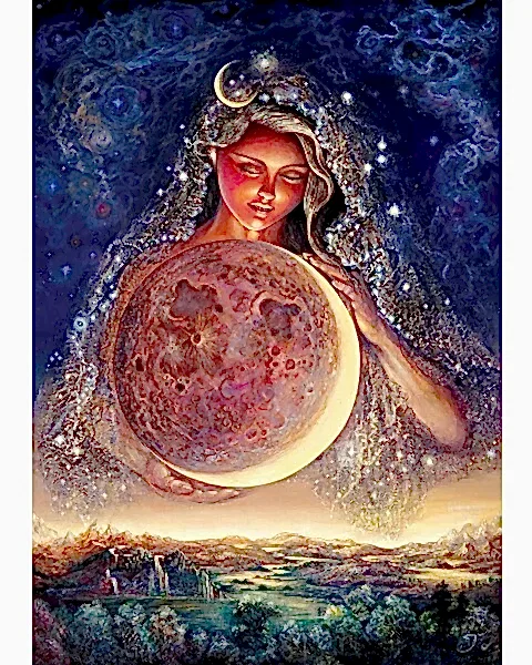 Ay Tanrıçası Neon Puzzle 1000 Parça