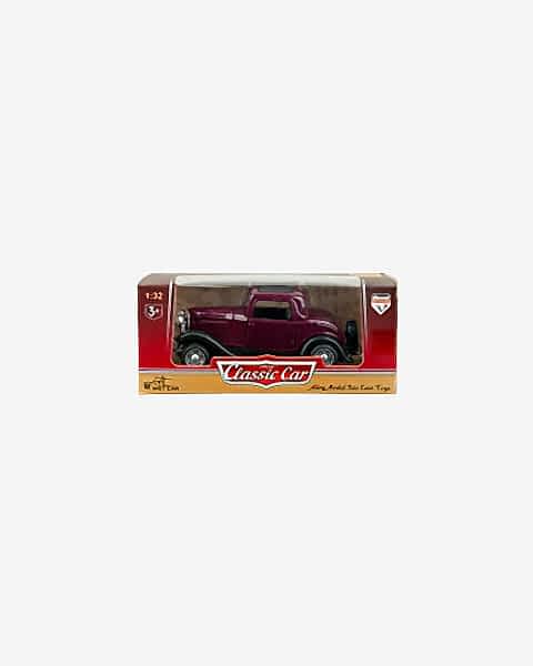 Die Cast 1:32 Retro Hot Rod Çek Bırak Araba Bordo