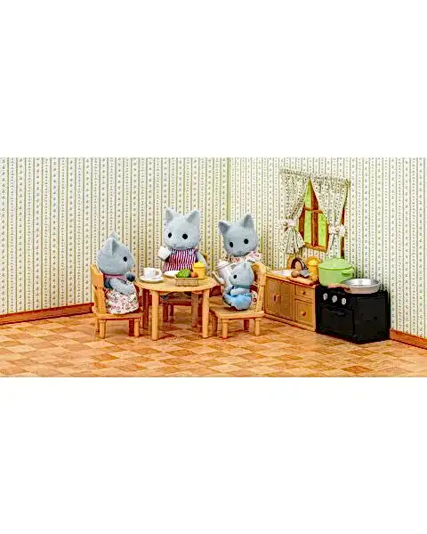Sylvanian Families Kedi Kardeş ve Mutfak Seti 5164