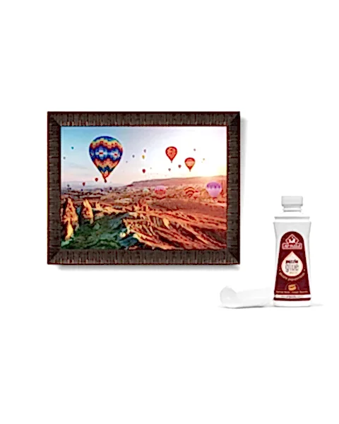 Kapadokya'nın Son Işıkları Çerçeveli Puzzle 1000 Parça