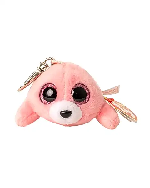 TY Beanie Boo´s Pierre Pembe Fok Peluş Anahtarlık