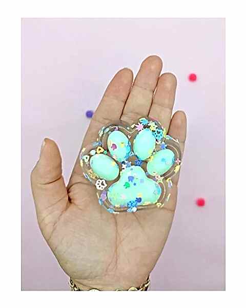 Işıklı Şeffaf Pati Squishy