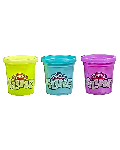 Play-Doh Slime 3lü Hamur Mavi-Yeşil-Mor E8809