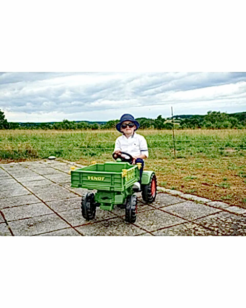 BIG Fendt Ekipman Taşıyıcı Çocuk Traktörü