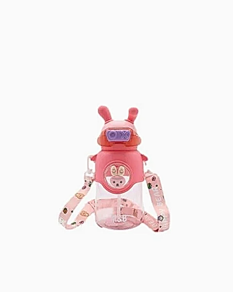 Tavşan Robot Matara Pembe