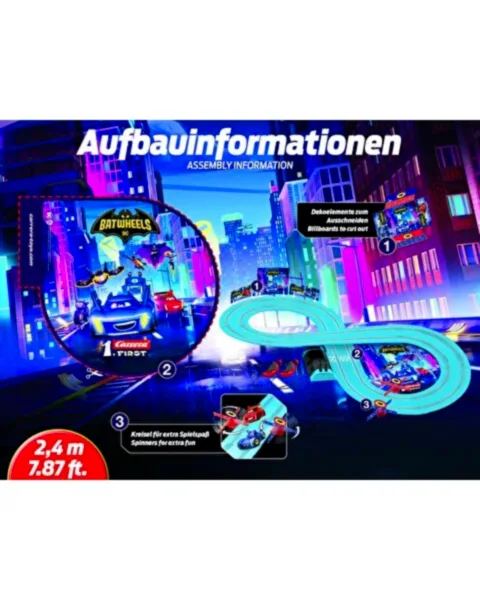 Carrera First Batwheels Aksiyon Zamanı Yarış Pisti Seti