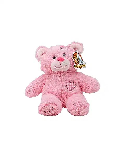 Pembe Yamalı Ayı Peluş 20 Cm