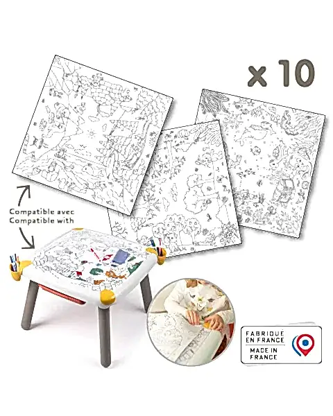 Smoby Yaratıcı Boyama Kağıdı Seti