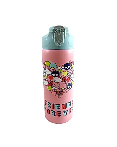Hello Kıtty and Frıends 600 Ml Çelik Matara