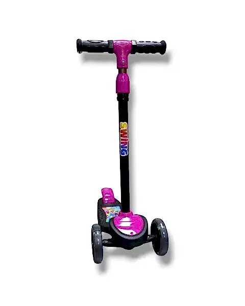 Swing Işıklı Scooter Pembe