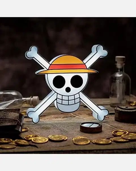 One Piece Skull Lamp Figür