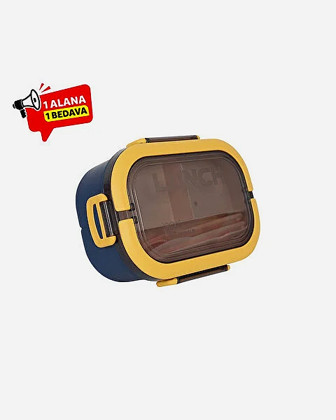 Meysa iki Hazneli Beslenme Kabı Lacivert