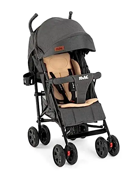 Rival Sweet Tam Yatar Baston Bebek Arabası Gold Antrasit RV111