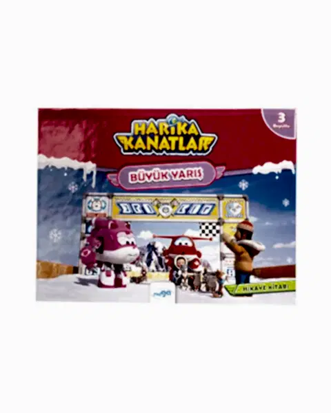 Harika Kanatlar 3D Pop Up Hikâye Kitabı Büyük Yarış