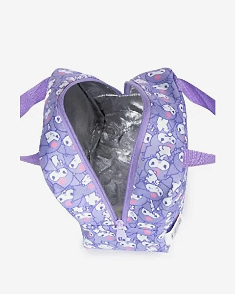 Kuromi Desenli Termal Beslenme Çantası Lila