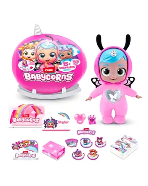 Rainbocorns Sevimli Sürpriz Bebek 92107 Gri Boynuz