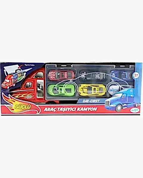 Taşınabilir Die Cast Metal Araçlı Kamyon LH500
