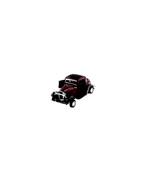 Die Cast 1:32 Retro Hot Rod Çek Bırak Araba Bordo