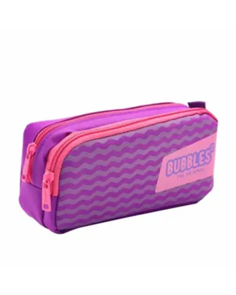 Bubbles Wave Kalem Çantası Mor