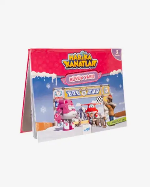 Harika Kanatlar 3D Pop Up Hikâye Kitabı Büyük Yarış