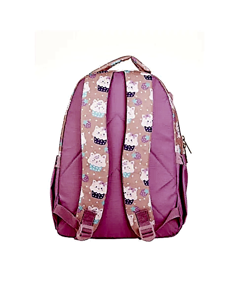 Kaukko Kids Cute Face Cat Okul Çantası