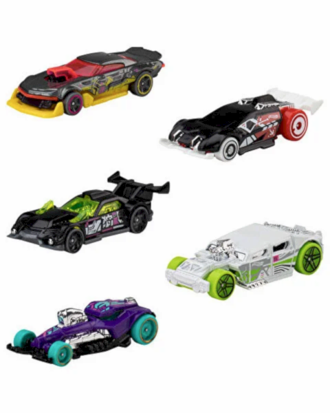 Hot Wheels Beşli Araba Seti Cyber Noir JKG06