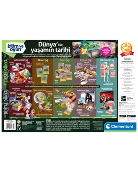 Clementoni Bilim ve Oyun: Dünyada Yaşamın Tarihi