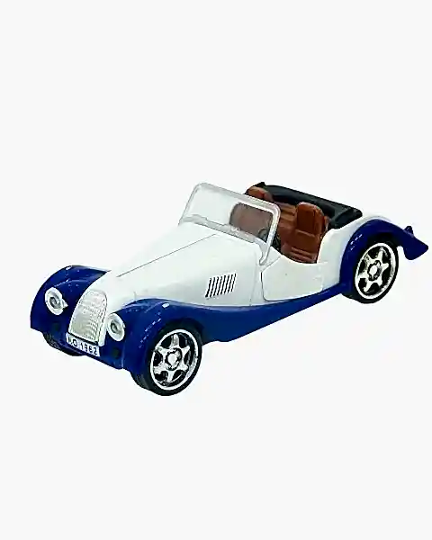 Sesli Işıklı Metal Çek Bırak Vintage Klasik Lacivert Beyaz