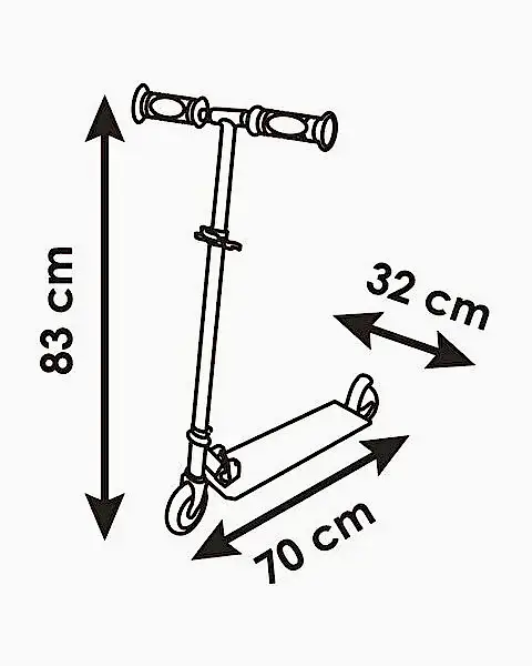 Smoby Gabby Dollhouse Scooter 2R Katlanabilir Scooter