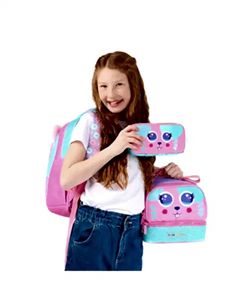 Kaukko Kids Cute Face Mouse Okul Çantası