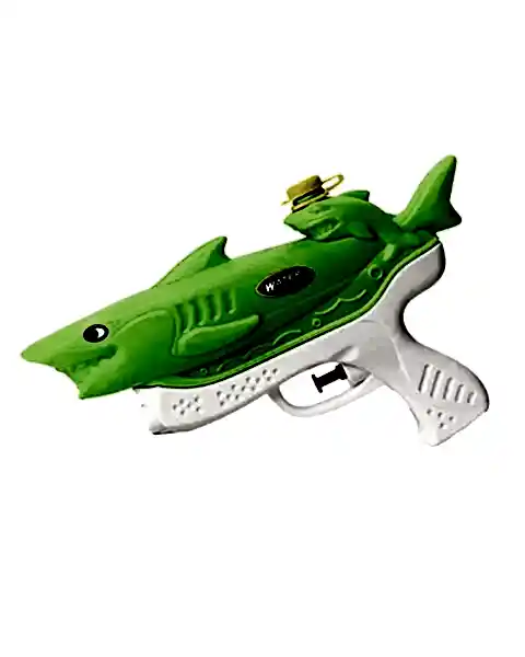 Köpek Balıklı Su Tabancası Yeşil 26 Cm