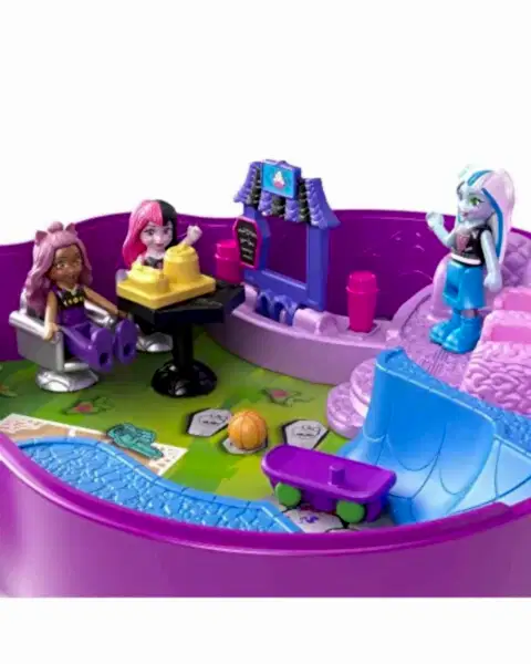 Polly Pocket Monster High Temalı Kompakt Oyun Seti HVV58