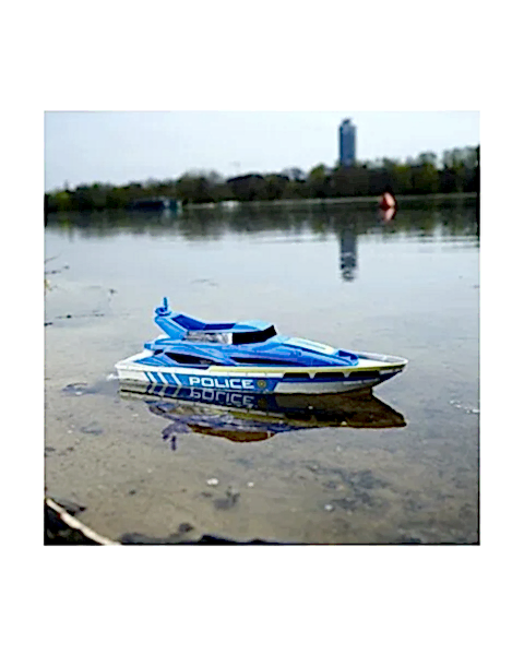 Dickie Rc Police Boat