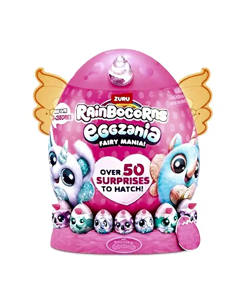 Rainbocorns Eggzania Fairy Peluş Sürpriz Paket Turuncu Kanat 92106