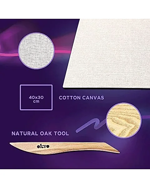 OKTO The Great Wave of Kanagawa 3D Duyusal Sanat Seti