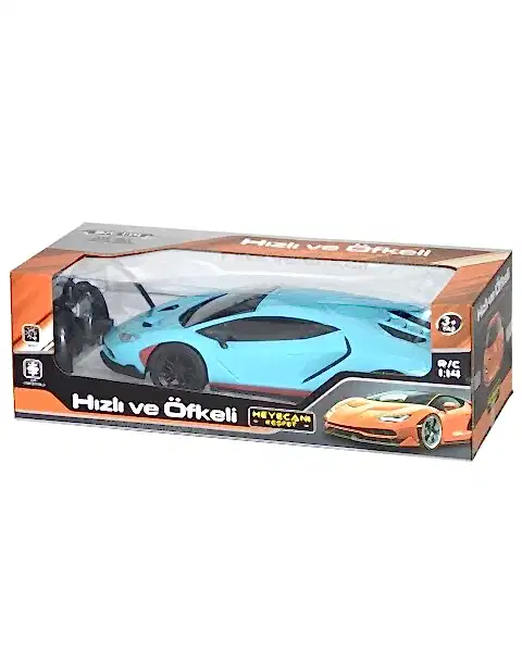 Hızlı ve Öfkeli 1:14 Uzaktan Kumandalı Şarjlı Araba Turkuaz 3857A