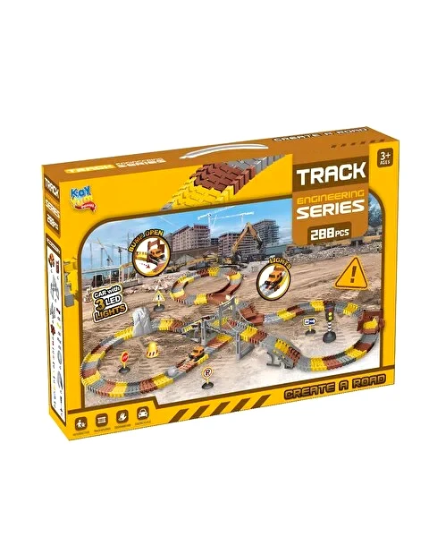 İnşaat Tracks Yol Set 288 Parça