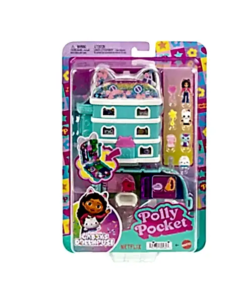 Polly Pocket Gabby's Dollhouse Mikro Parti Oyun Seti FV02