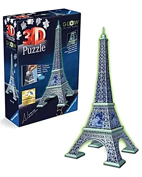 Ravensburger Karanlıkta Parlayan 3D Puzzle Eyfel